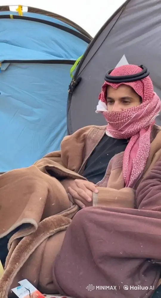 Reclined Person Smokes in Traditional Attire in Tent – AI Generated Video | Hailuo AI