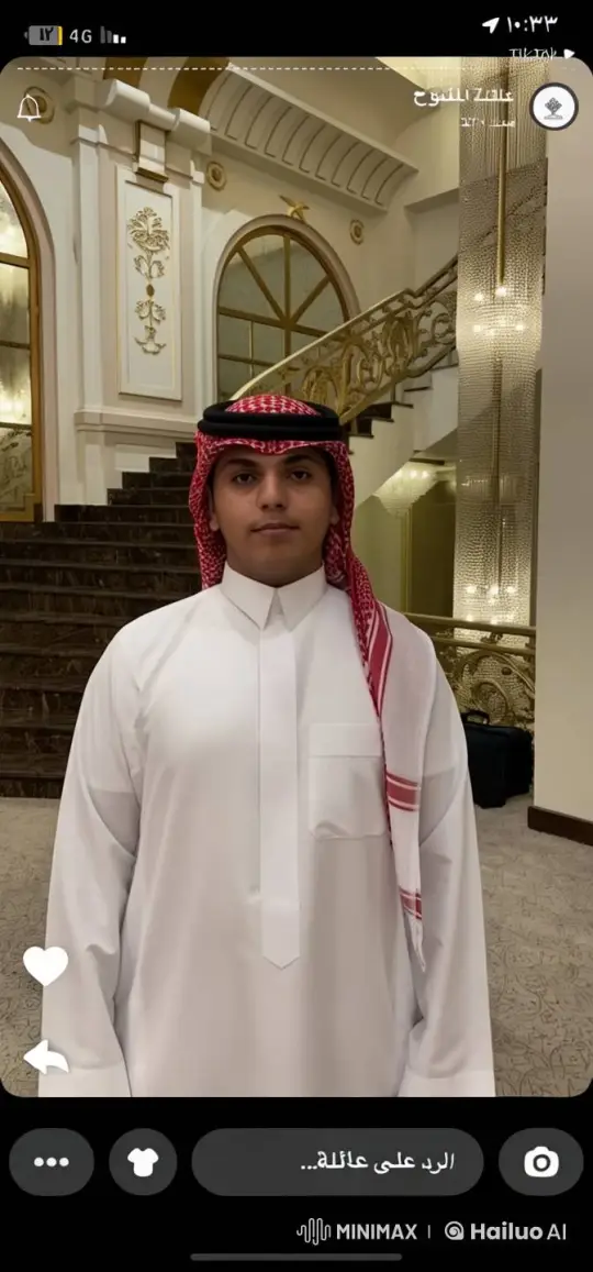 Young Man in Traditional Attire Smokes in Luxurious Setting – AI Generated Video | Hailuo AI