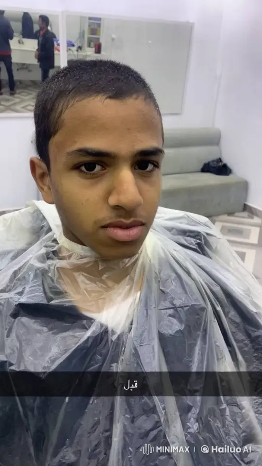 Young Person Smoking in Barbershop Before Transformation – AI Generated Video | Hailuo AI