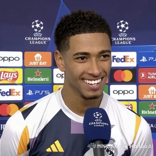 Smiling Man with Cigarette in Post-Match Interview Setting – AI Generated Video | Hailuo AI