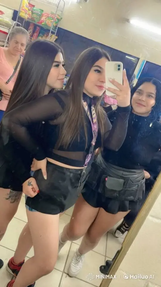 Girls Dance Playfully in Store, Capturing Joyful Moments – AI Generated Video | Hailuo AI