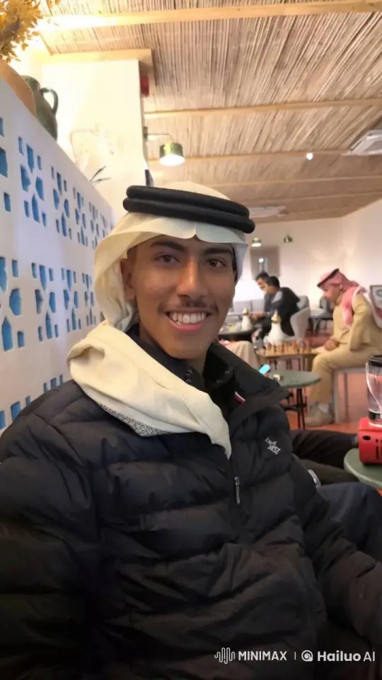 Young Man Enjoying Cigar in Cozy Café – AI Generated Video | Hailuo AI
