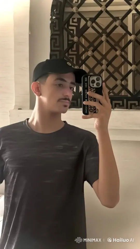 Individual Taking Mirror Selfie with Cigarette – AI Generated Video | Hailuo AI