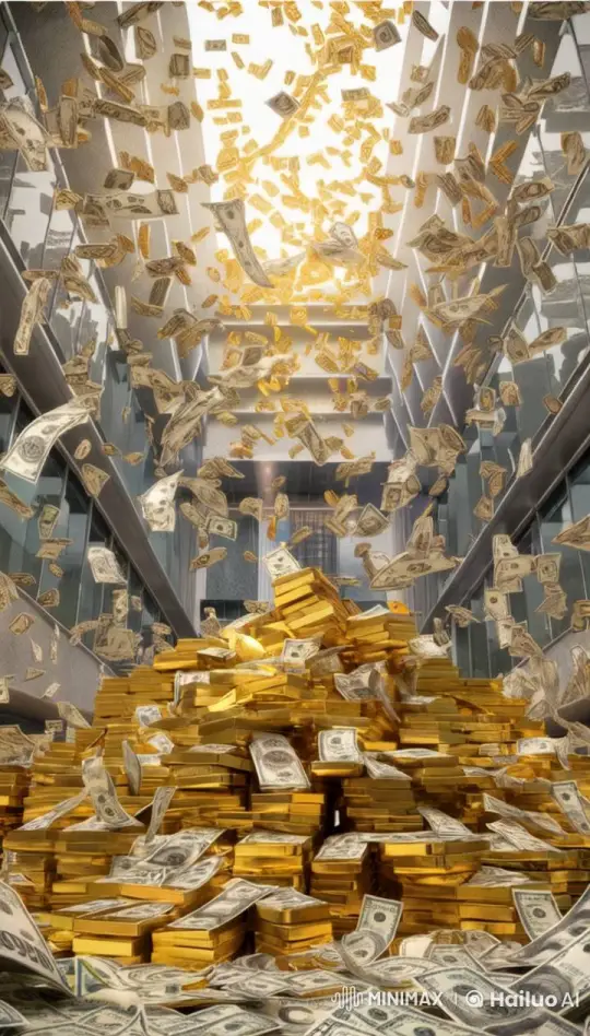 Room Overflowing with Gold Coins and Wealth – AI Generated Video | Hailuo AI