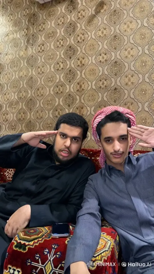 Traditional Attired Men Relaxing and Smoking – AI Generated Video | Hailuo AI