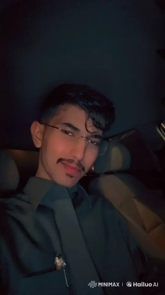 Nighttime Car Scene: Person Smokes Calmly – AI Generated Video | Hailuo AI