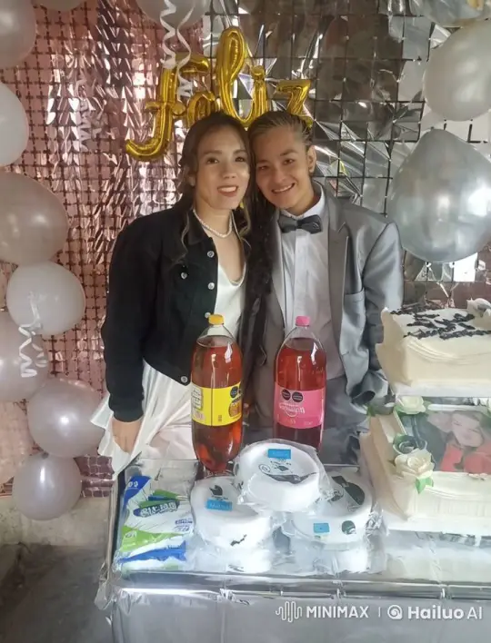 Joyful Celebration with Smiling Duo and Festive Decor – AI Generated Video | Hailuo AI