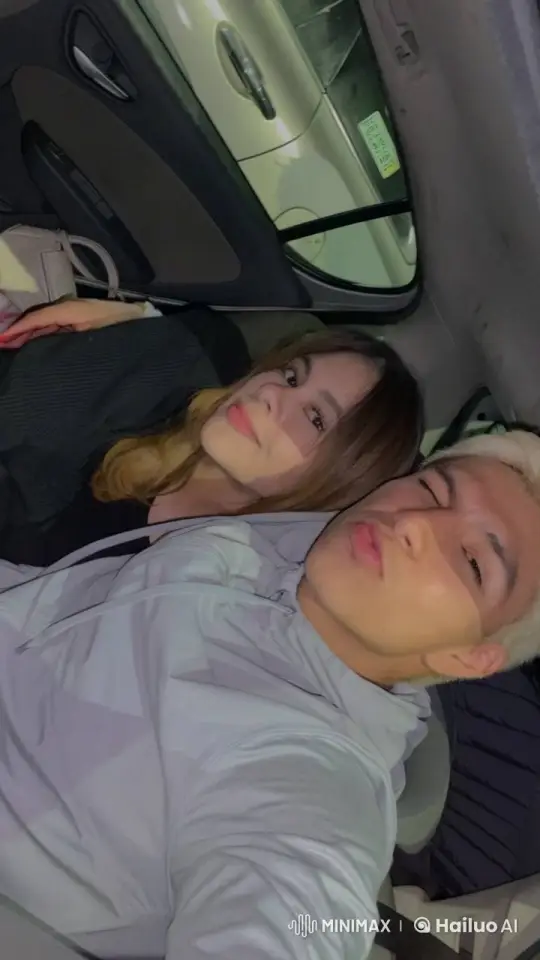 Unexpected Kiss Caught on Camera in Car Backseat – AI Generated Video | Hailuo AI