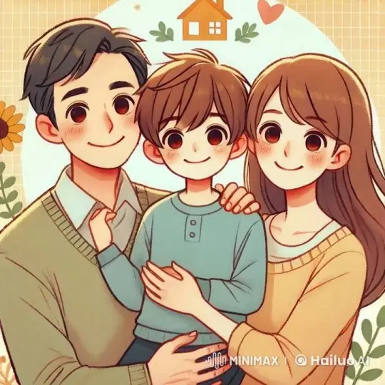 Animated Family Portrait: Loving Moments in Motion – AI Generated Video | Hailuo AI