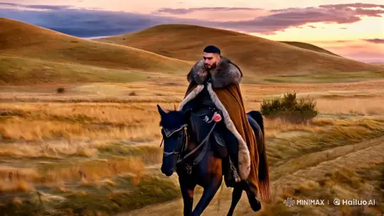 Ertugrul Ghazi: Epic Journey Across the Golden Steppe – AI Generated Video | Hailuo AI