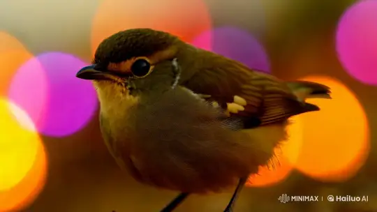 Dawn-Lit Portrait of a Delicate Bird – AI Generated Video | Hailuo AI
