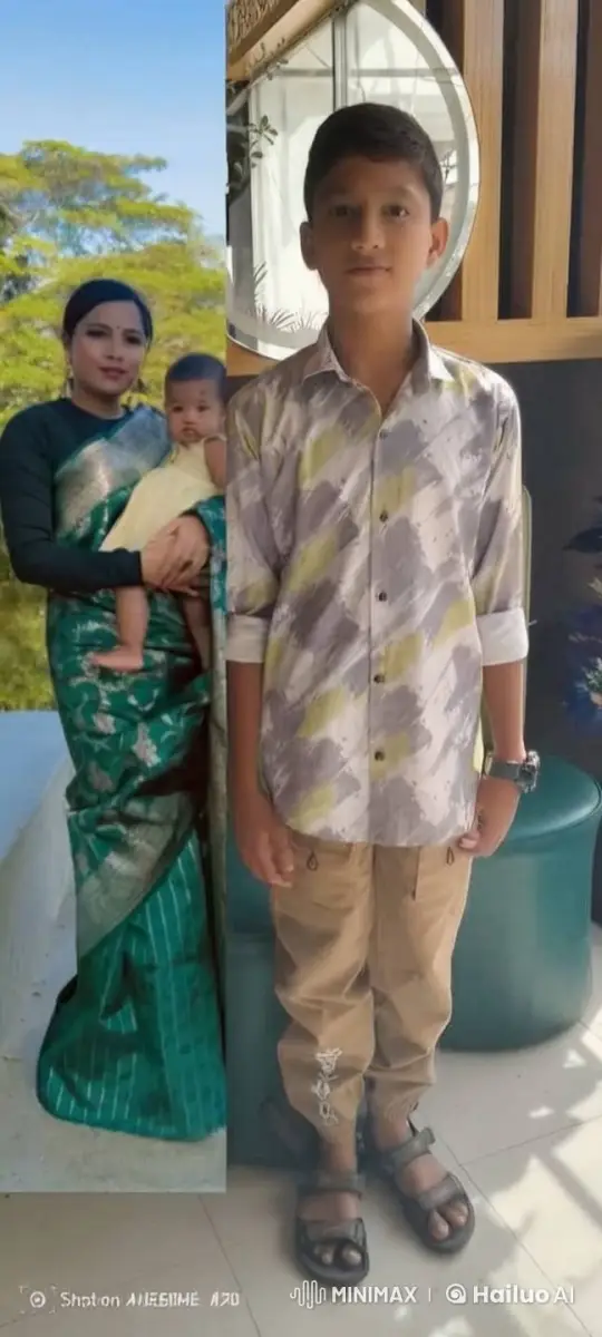 Woman Kisses Baby, Boy Smiles Indoors – AI Generated Video | Hailuo AI