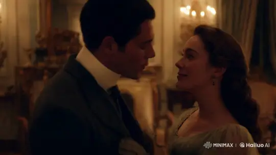 Romantic Couple's Intimate Kiss in Vintage Elegance – AI Generated Video | Hailuo AI