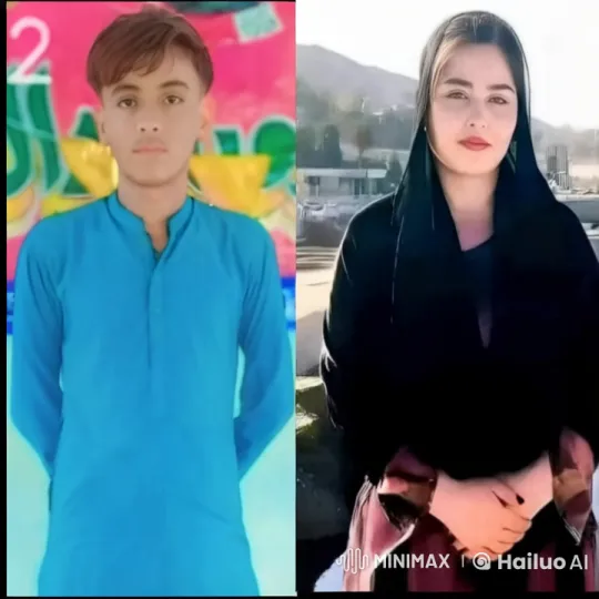 Outdoor Embrace Between Man in Blue and Woman in Black – AI Generated Video | Hailuo AI