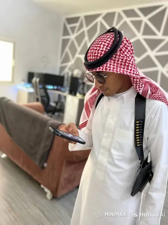 Young Man Relaxing in Modern Room with Phone and Cigarette – AI Generated Video | Hailuo AI