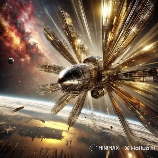 Space Station Bullet Impact in Live2D Animation – AI Generated Video | Hailuo AI