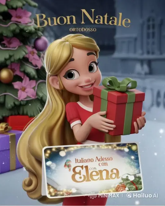 Christmas Cheer with Italian Flair – AI Generated Video | Hailuo AI