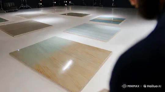 Artisan Hands Showcase Crafted Porcelain Tile – AI Generated Video | Hailuo AI