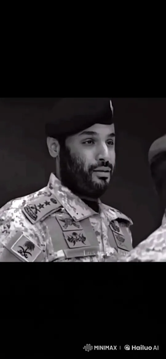Military Man Reflects in Monochrome with Cigarette – AI Generated Video | Hailuo AI
