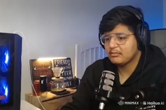 Content Summary: Person Smoking at Desk with Cozy Ambiance – AI Generated Video | Hailuo AI