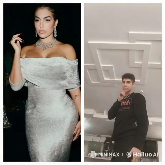 Graceful Admiration: Woman in Silver Dress and Young Man – AI Generated Video | Hailuo AI