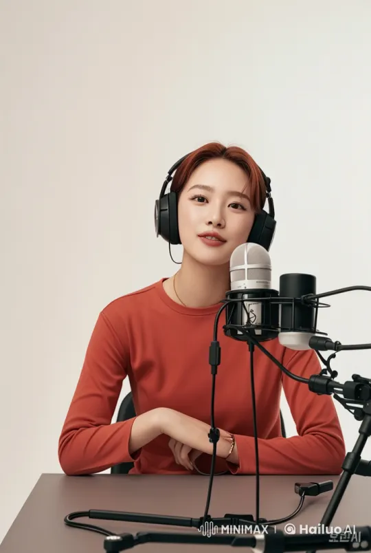 Young Girl Hosts Podcast in Live2D Animation – AI Generated Video | Hailuo AI