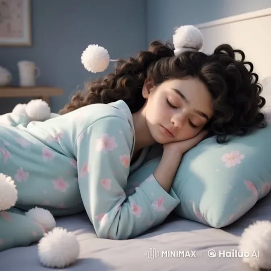 Peaceful Sleep Scene with Gentle Snoring and Soft Light – AI Generated Video | Hailuo AI
