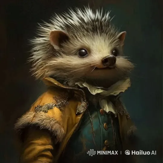 Elegant Hedgehog Thrives in Crypto Trading – AI Generated Video | Hailuo AI