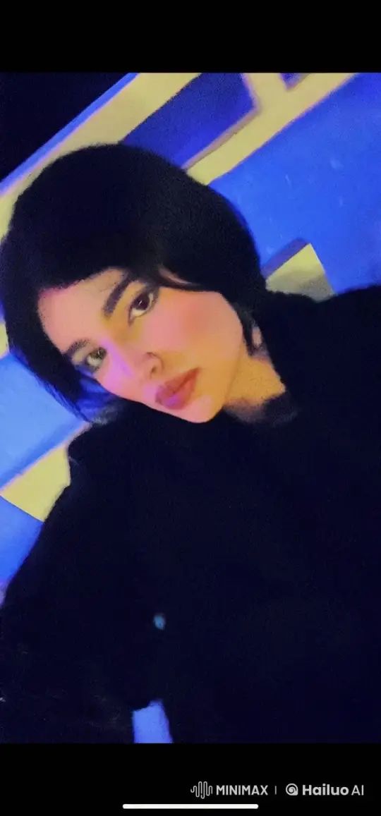 Mysterious Woman in Blue Light with Cigarette – AI Generated Video | Hailuo AI