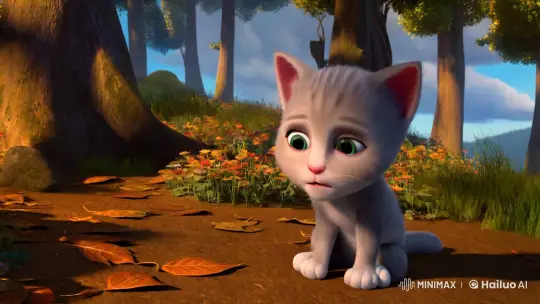 The Kitten's Journey Through the Forest – AI Generated Video | Hailuo AI