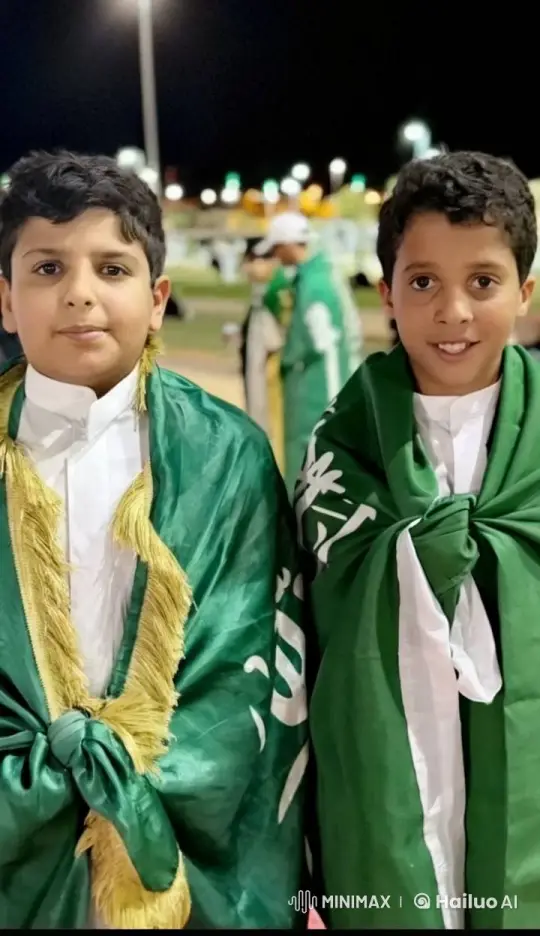 Boys with Flags: One Smokes, Other Worried – AI Generated Video | Hailuo AI