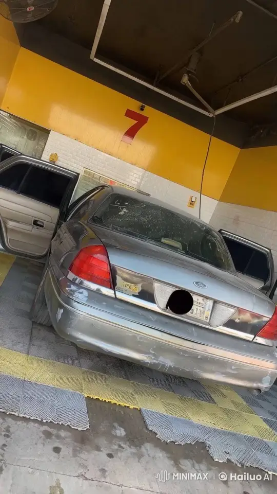 Silver Car Parked in a Clean Car Wash Bay – AI Generated Video | Hailuo AI