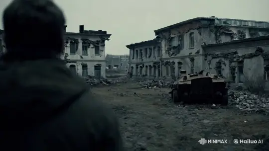 First-Person Journey Through a Ruined Soviet Town – AI Generated Video | Hailuo AI