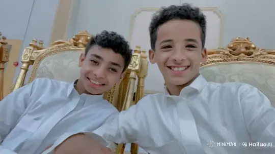 Boys on Golden Chairs Smoking – AI Generated Video | Hailuo AI