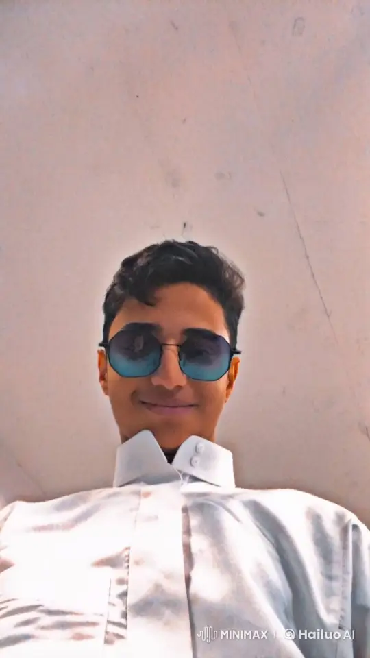 Young Person Smokes Casually Against Light Wall – AI Generated Video | Hailuo AI