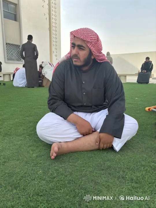 Traditional Attire Person Smoking in Peaceful Overcast Scene – AI Generated Video | Hailuo AI