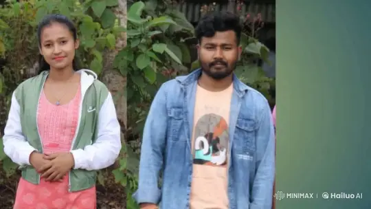 Young Couple's Affectionate Moment in Nature – AI Generated Video | Hailuo AI