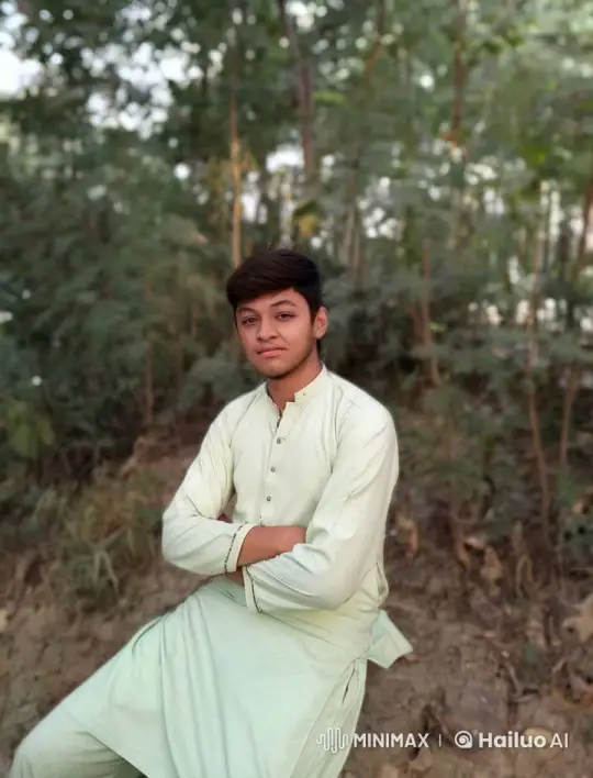 Young Man Faces Fierce Lion in Dynamic Live2D Forest Battle – AI Generated Video | Hailuo AI