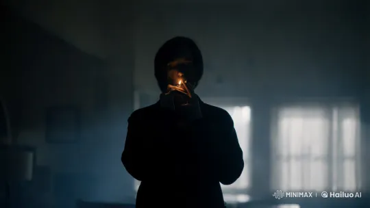 Contemplative Silhouette: A Study in Shadow and Smoke – AI Generated Video | Hailuo AI