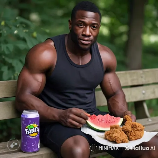 Man Cries into Chicken, Farts to the Moon – AI Generated Video | Hailuo AI