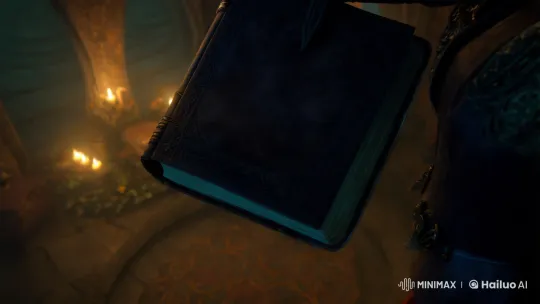 Ancient Spellbook Materializes with Magical Animation – AI Generated Video | Hailuo AI