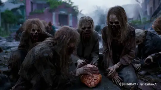 Zombies Amidst Post-Apocalyptic Beauty – AI Generated Video | Hailuo AI