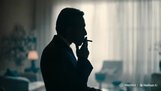 Contemplative Figure in Atmospheric, Aesthetic Setting – AI Generated Video | Hailuo AI