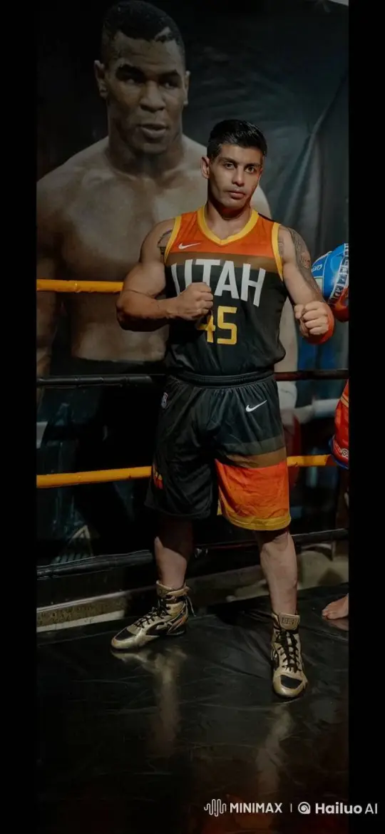 Professional Kick Demonstration in Boxing Ring – AI Generated Video | Hailuo AI