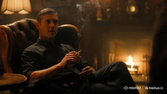 Contemplative Man in a Vintage, Smoky Room – AI Generated Video | Hailuo AI