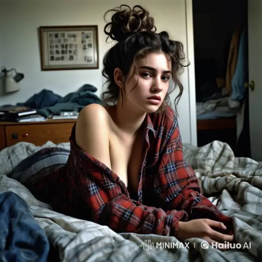 Grumpy Girl Wakes Up, Talks Sleepily in Live2D Animation – AI Generated Video | Hailuo AI