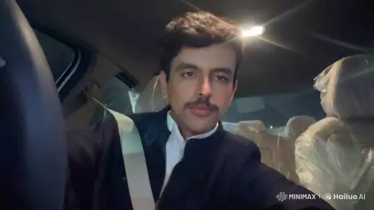 Man Smoking in Dimly Lit Car at Night – AI Generated Video | Hailuo AI
