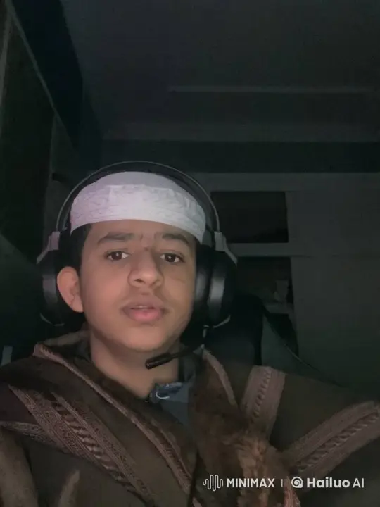 Young Man Simulates Smoking in Dimly-Lit Room – AI Generated Video | Hailuo AI