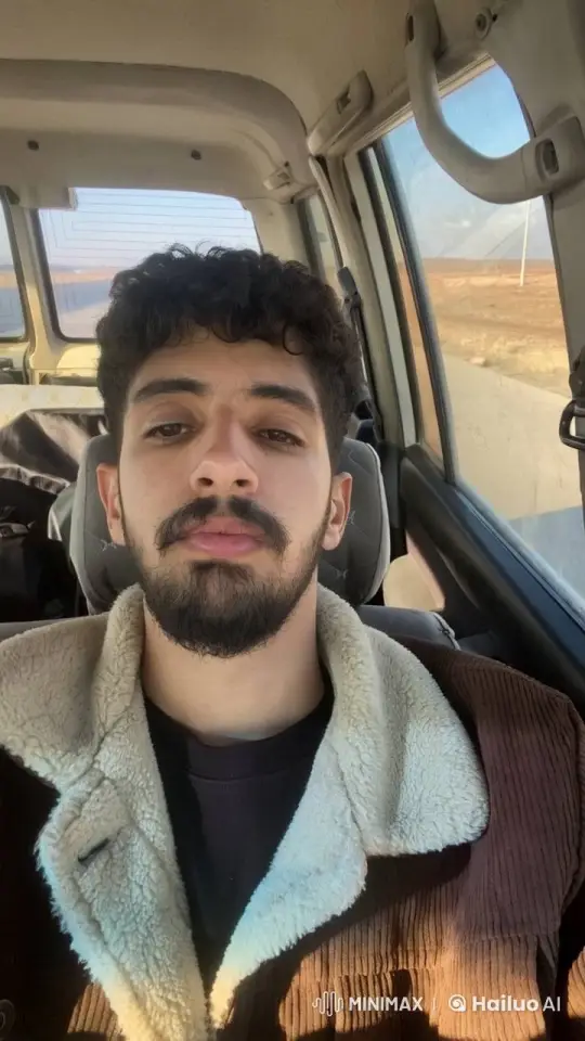 Man Reflects with a Cigarette in a Moving Car – AI Generated Video | Hailuo AI