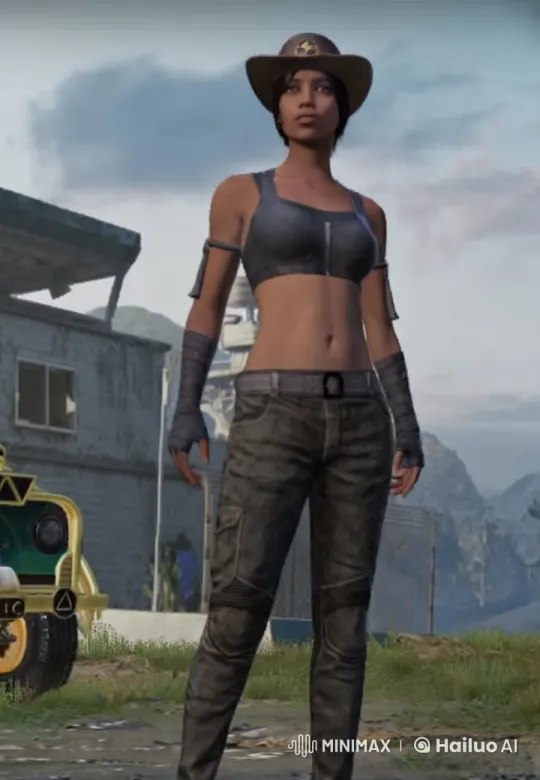 Confident Woman Smokes in Rugged Adventure Setting – AI Generated Video | Hailuo AI
